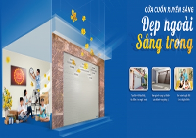 cửa cuốn xuyên sáng Pc